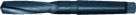 Drill for metal with taper shank, very thick web, special edge and steep helix.
Material HSS Cobalt 8%