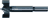 Forstner drill bit for wood, centering point.
Material HCS