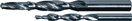Gradual drill with straight shank, grinded, with four lands, countersink angle of the second degree is 90°.
Material HSS